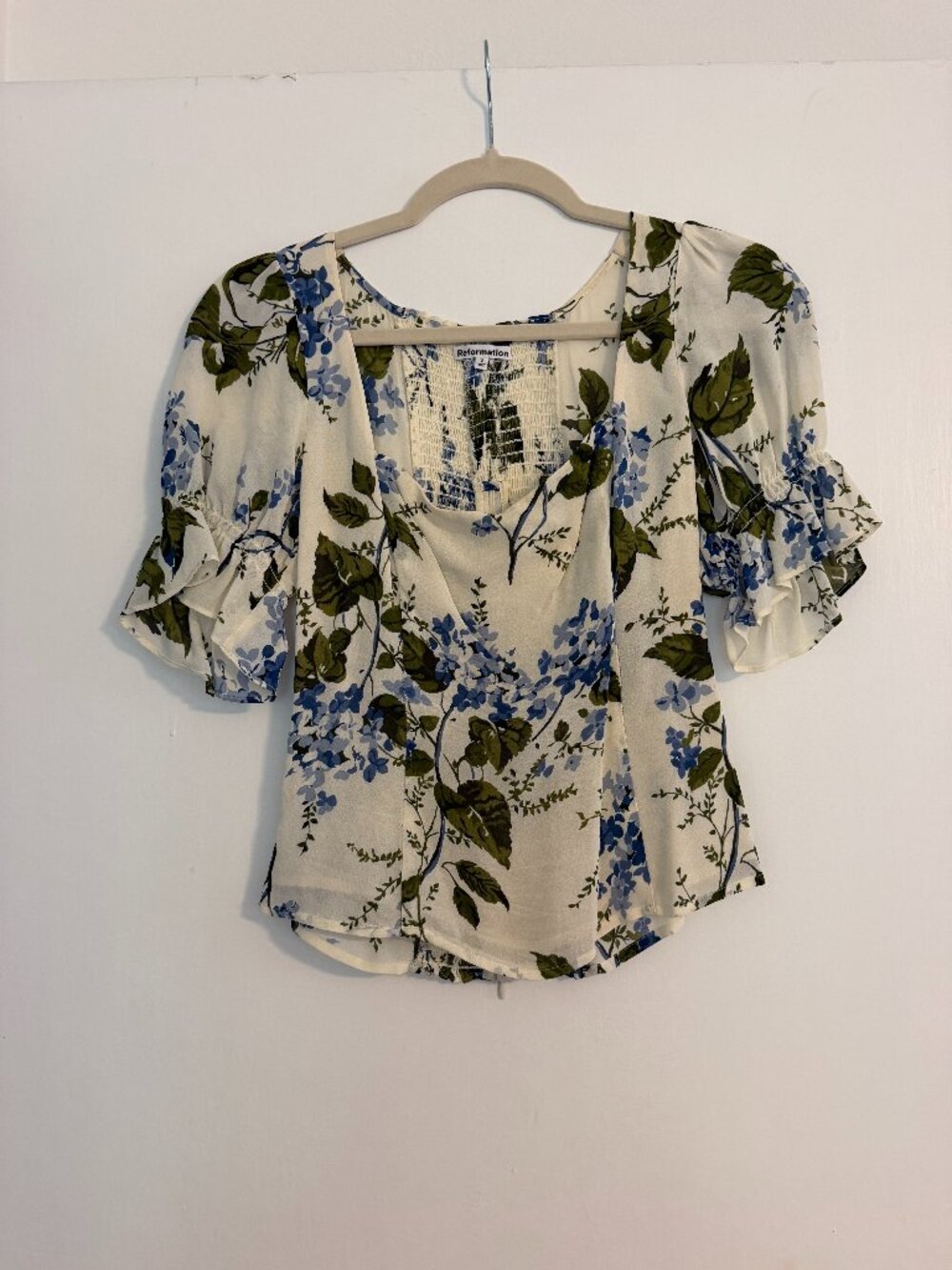 Reformation Constance Top — Riviera Floral